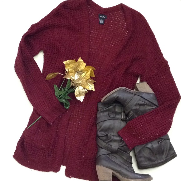 Rue21 Sweaters - Open waffle knit cardigan